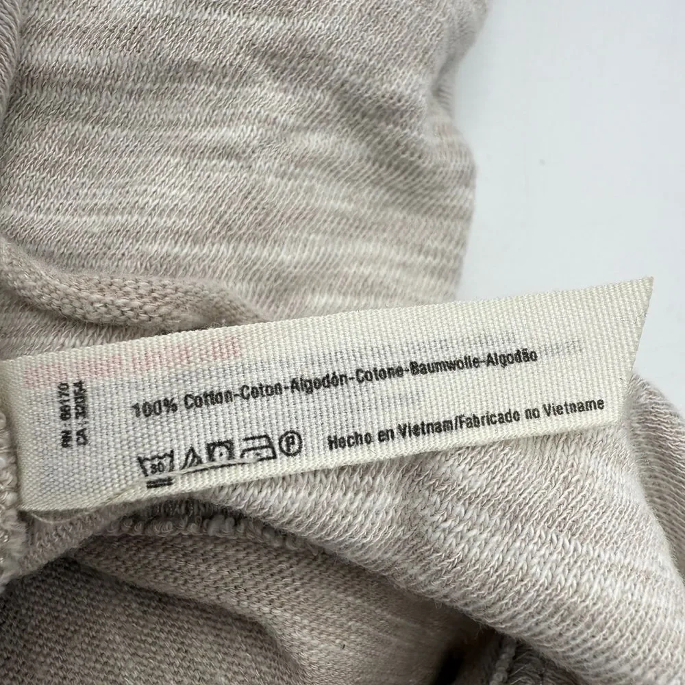 FP Beach Cowl Neck‎ Pullover Top Long Sleeve Comfy Casual Heathered Gray OS - Picture 3 of 7